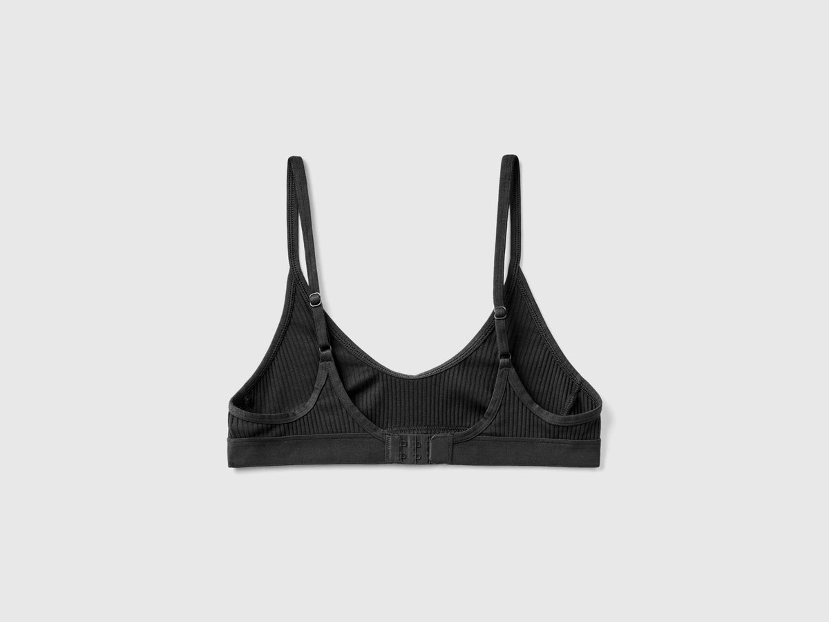 Reggiseno a triangolo a costine