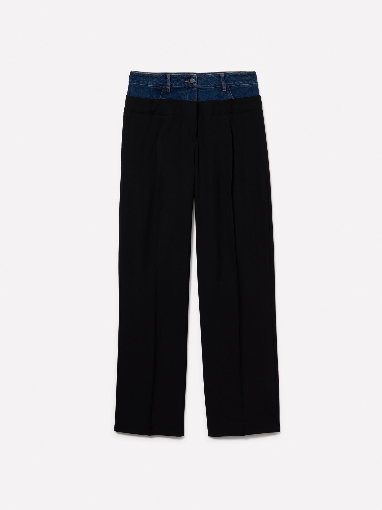 Vaqueros con calzoncillos tipo bóxer da donna nero | Sisley Outlet