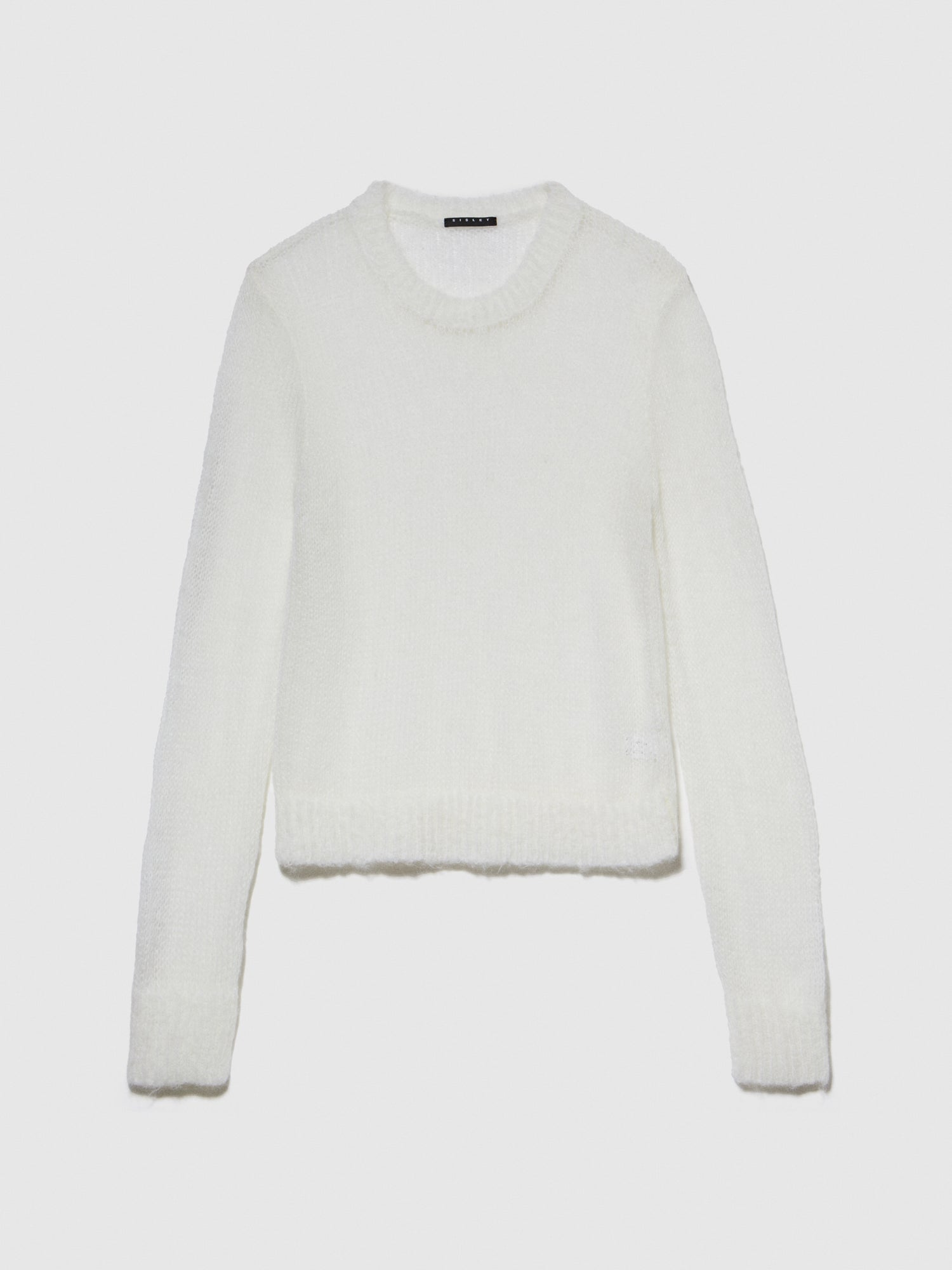 Maglia regular fit da donna bianco | Sisley Outlet