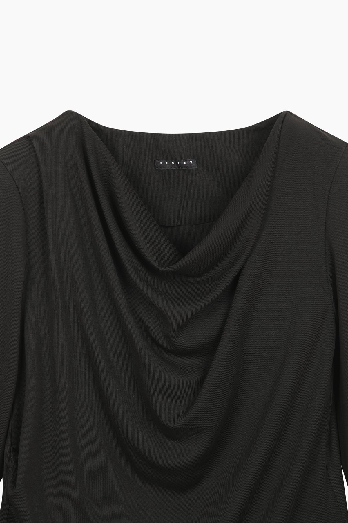 T-shirt con contrasto e ricamo