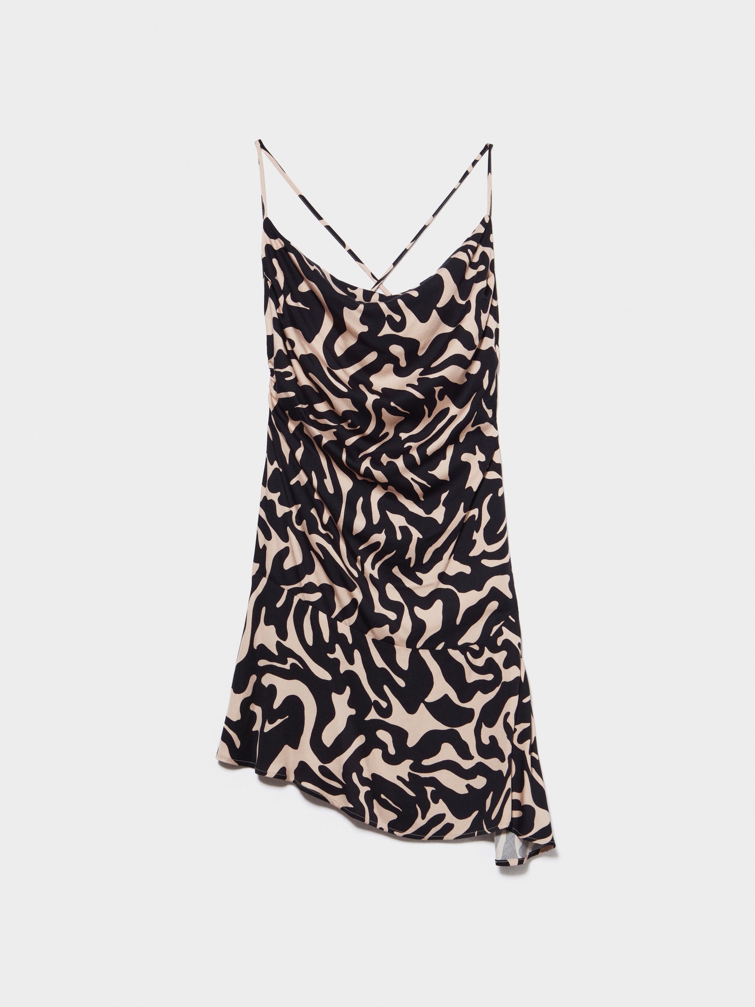 Vestito stampato con arriccio da donna multi-color | Sisley Outlet