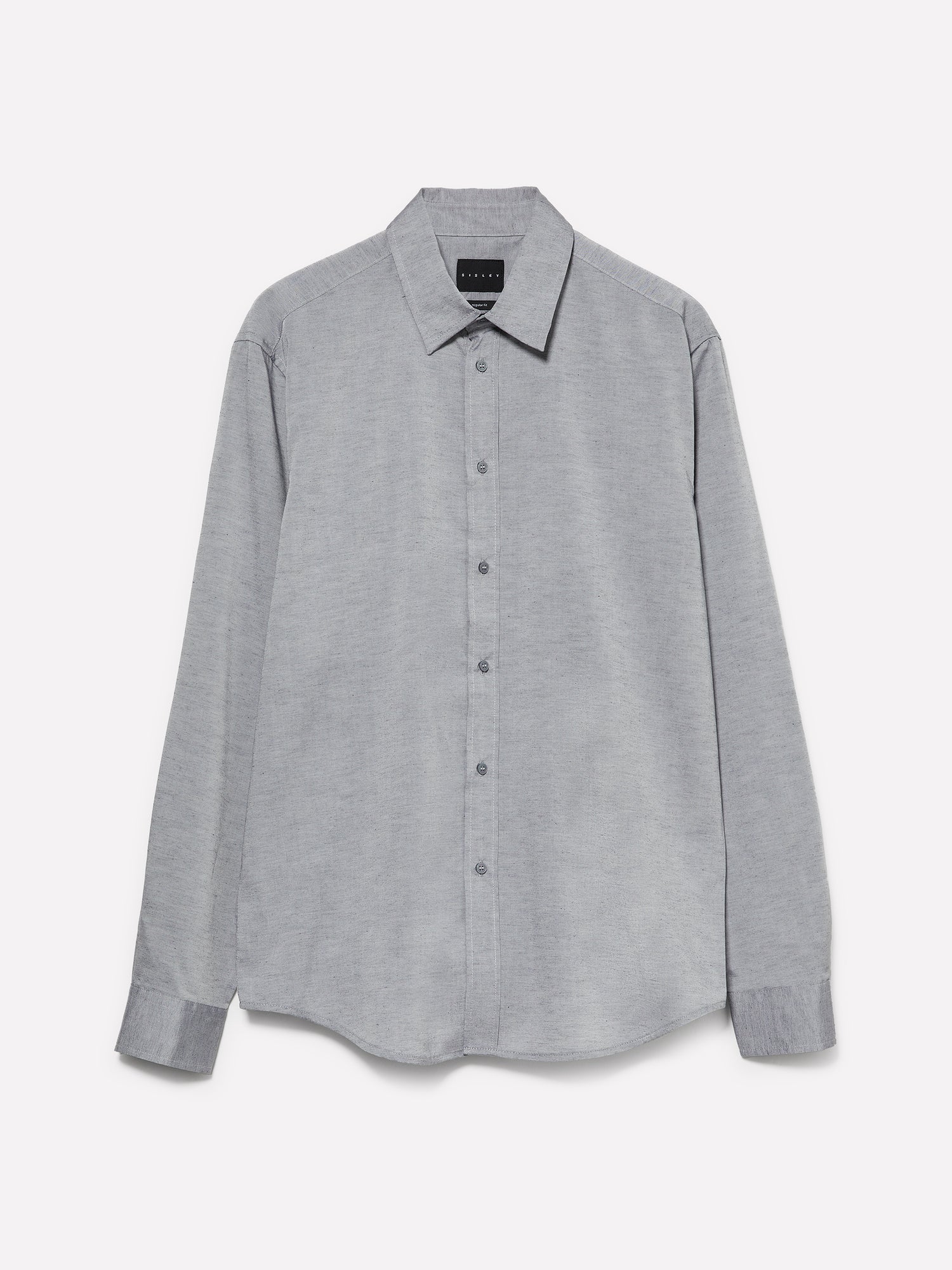 Camicia button down da uomo grigio chiaro | Sisley Outlet