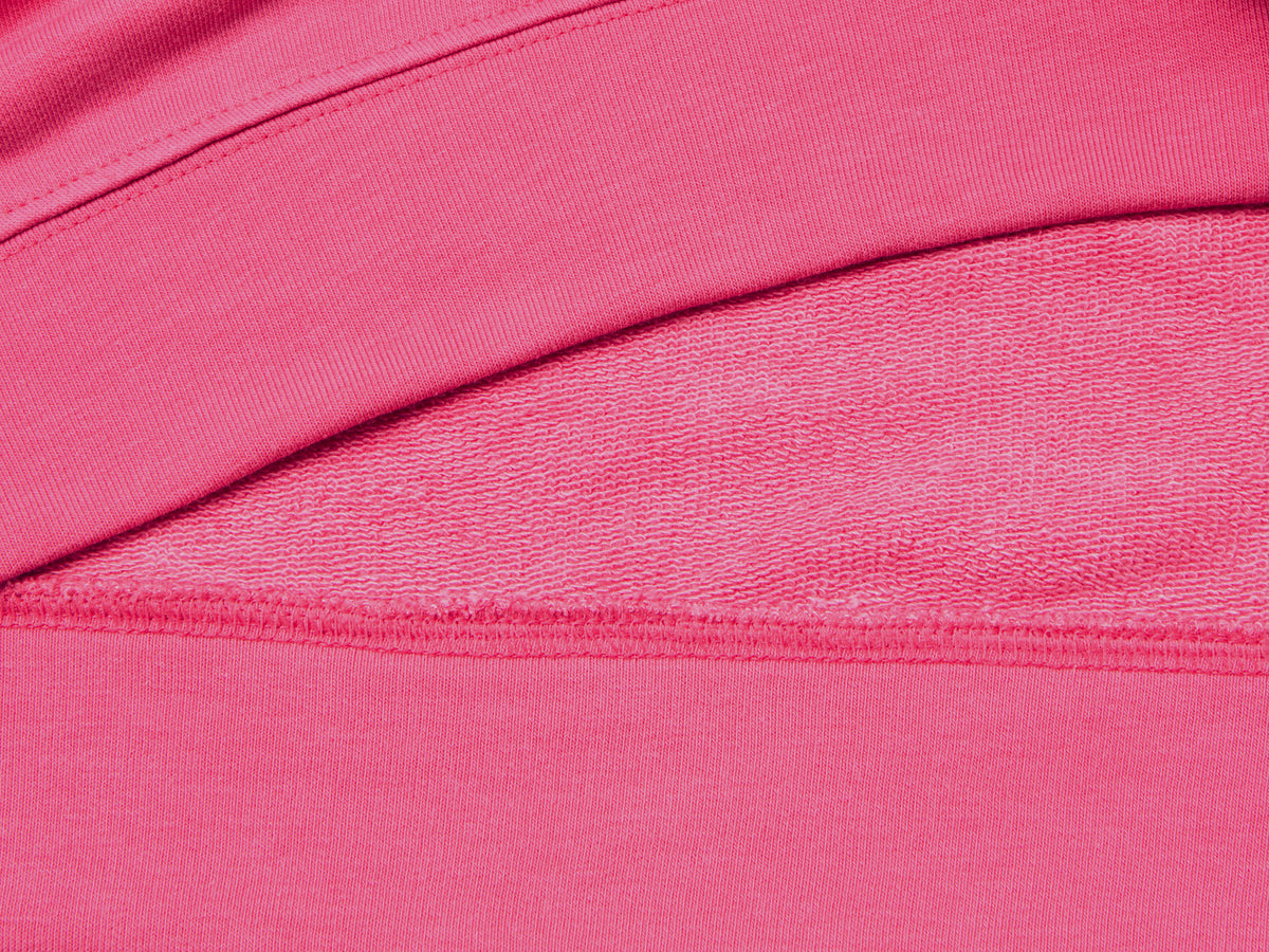 Felpa chiusa in misto cotone