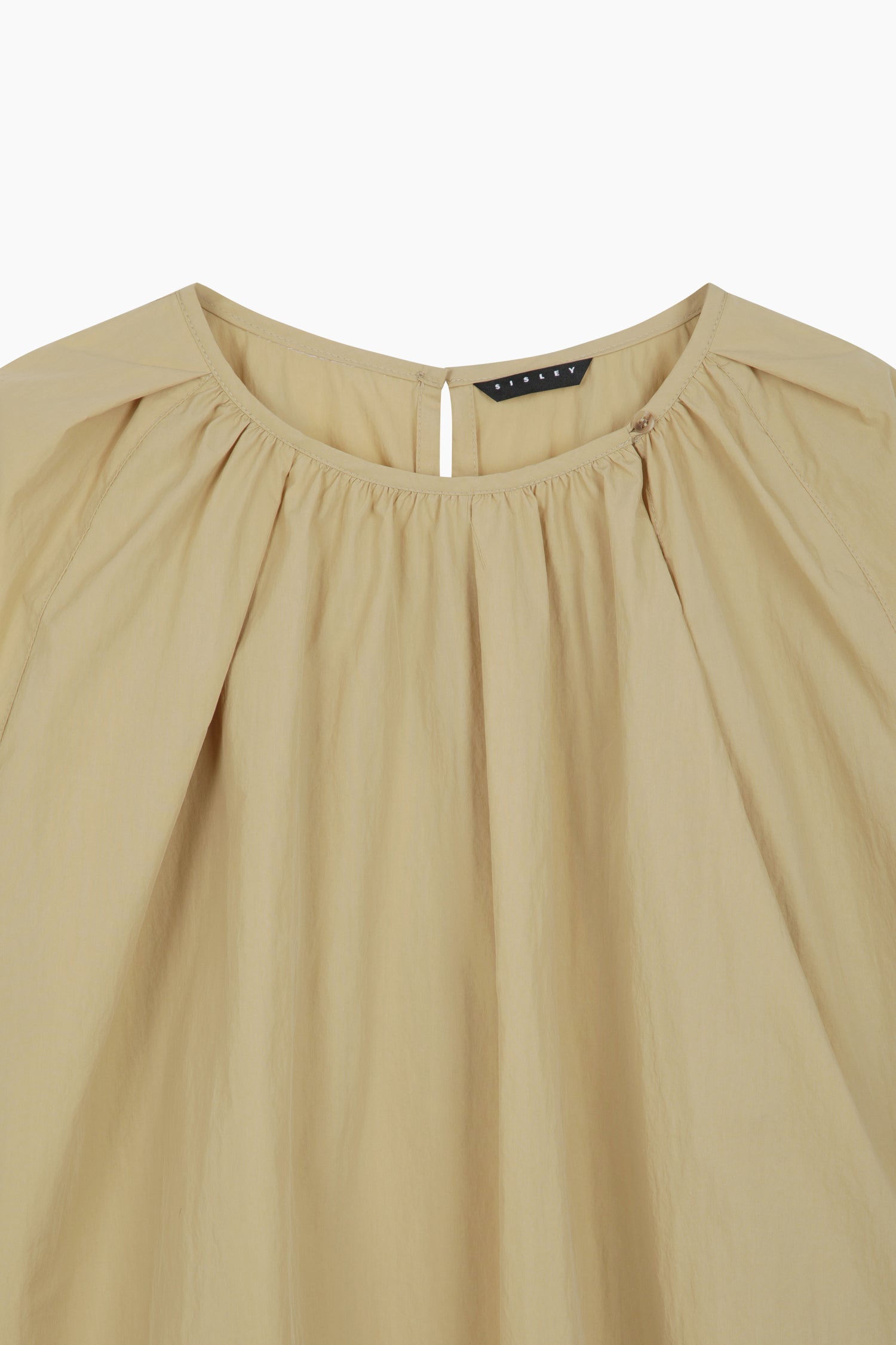 Blusa con maniche a palloncino da donna beige 3 | Sisley Outlet