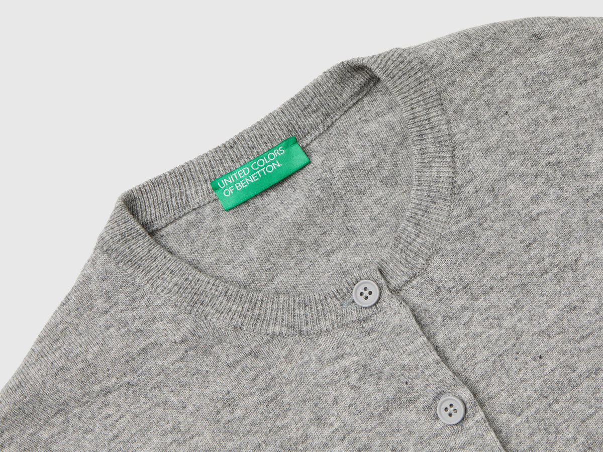 Cardigan in misto lana e cashmere