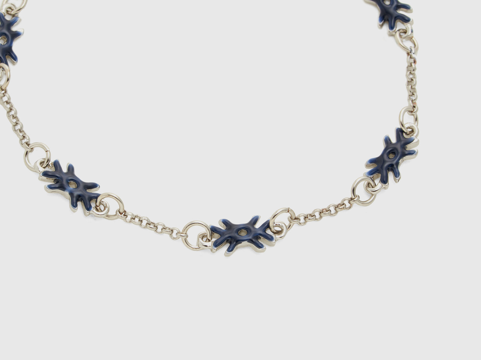 Bracciale con loghi da donna blu scuro 2 | Benetton Outlet