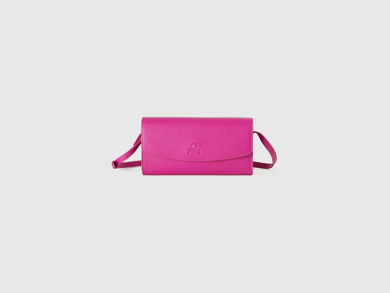 Borsetta in tessuto spalmato da bambina fucsia | Benetton Outlet