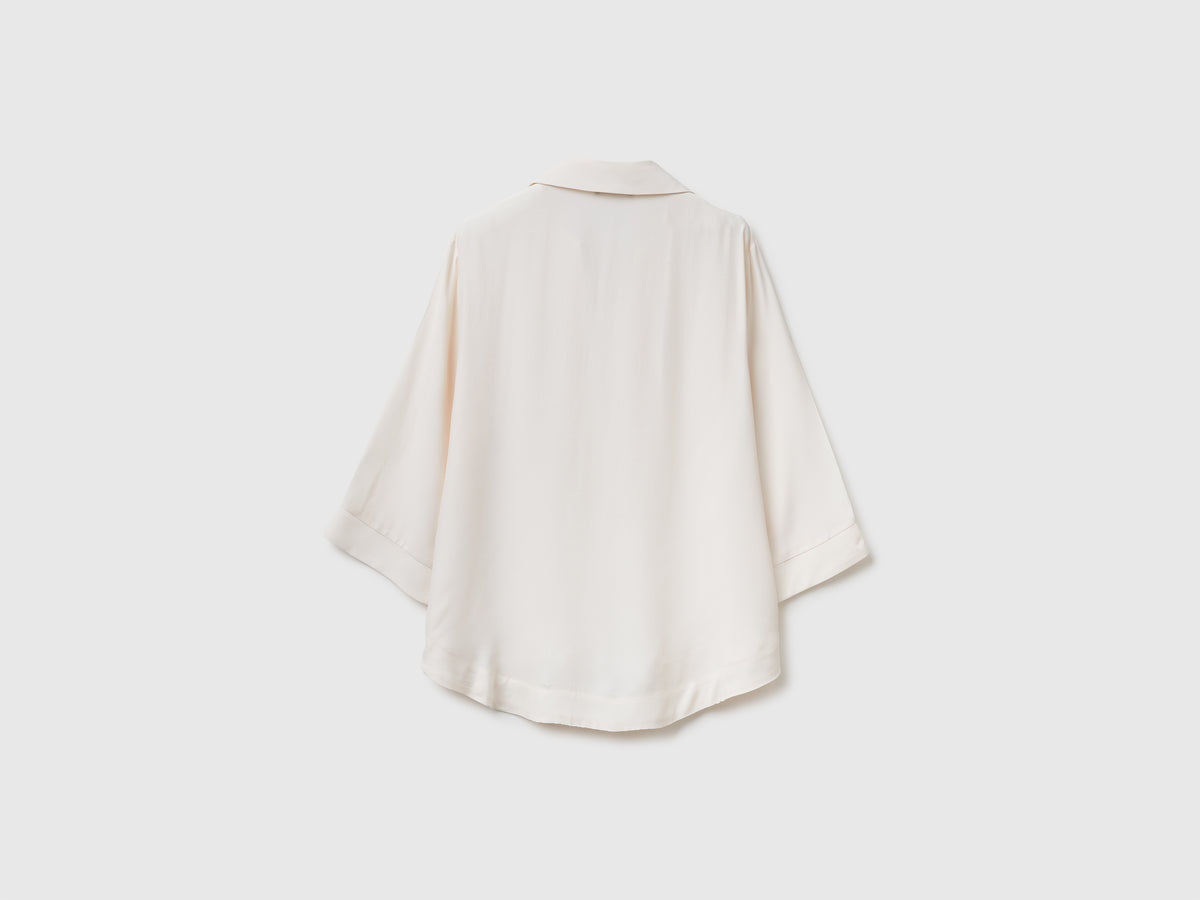 Blusa ampia 100% viscosa