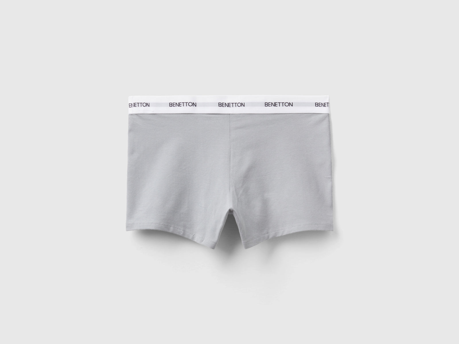 Boxer in cotone bio stretch da uomo grigio chiaro 2 | Benetton Outlet