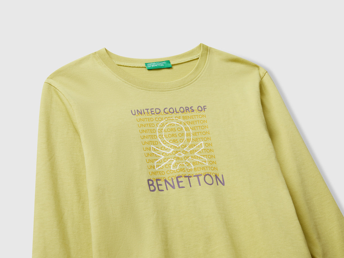 T-shirt con stampa logo