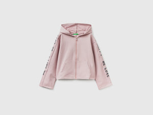 Calda felpa boxy fit con stampa