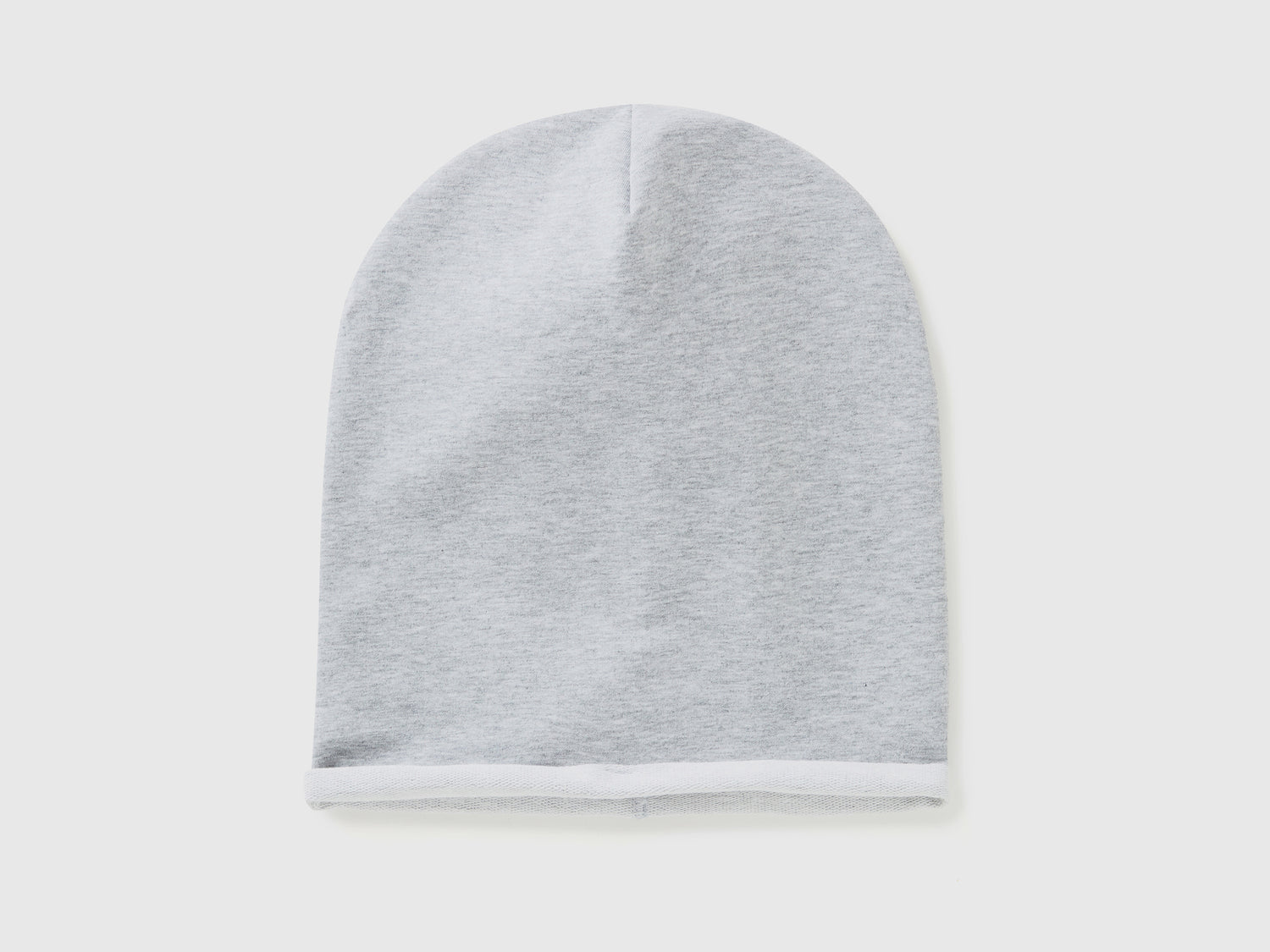 Cuffietta in cotone stretch da bambino grigio chiaro | Benetton Outlet