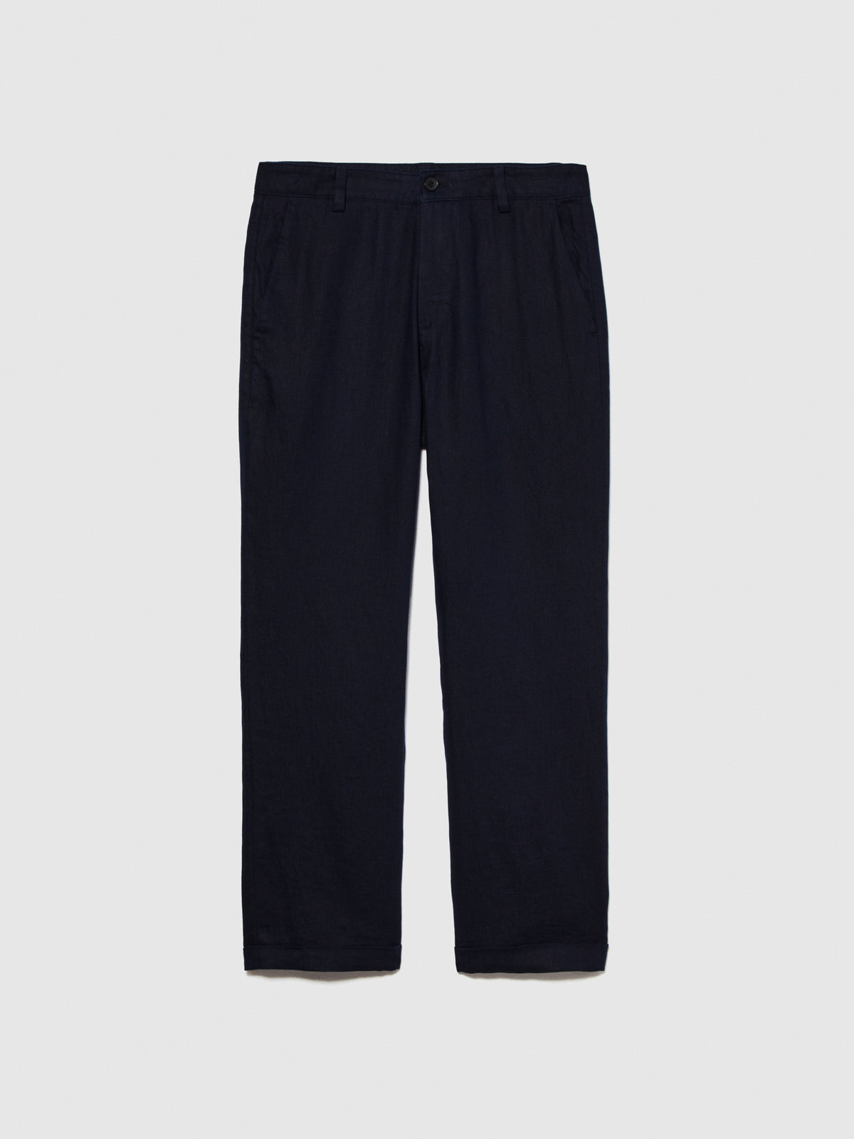 Pantaloni regular fit 100% lino