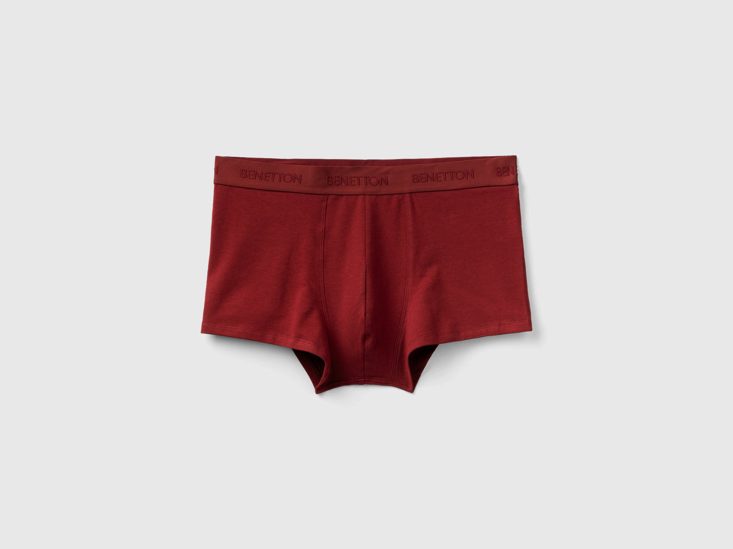 Boxer in misto lyocell da uomo bordeaux | Benetton Outlet