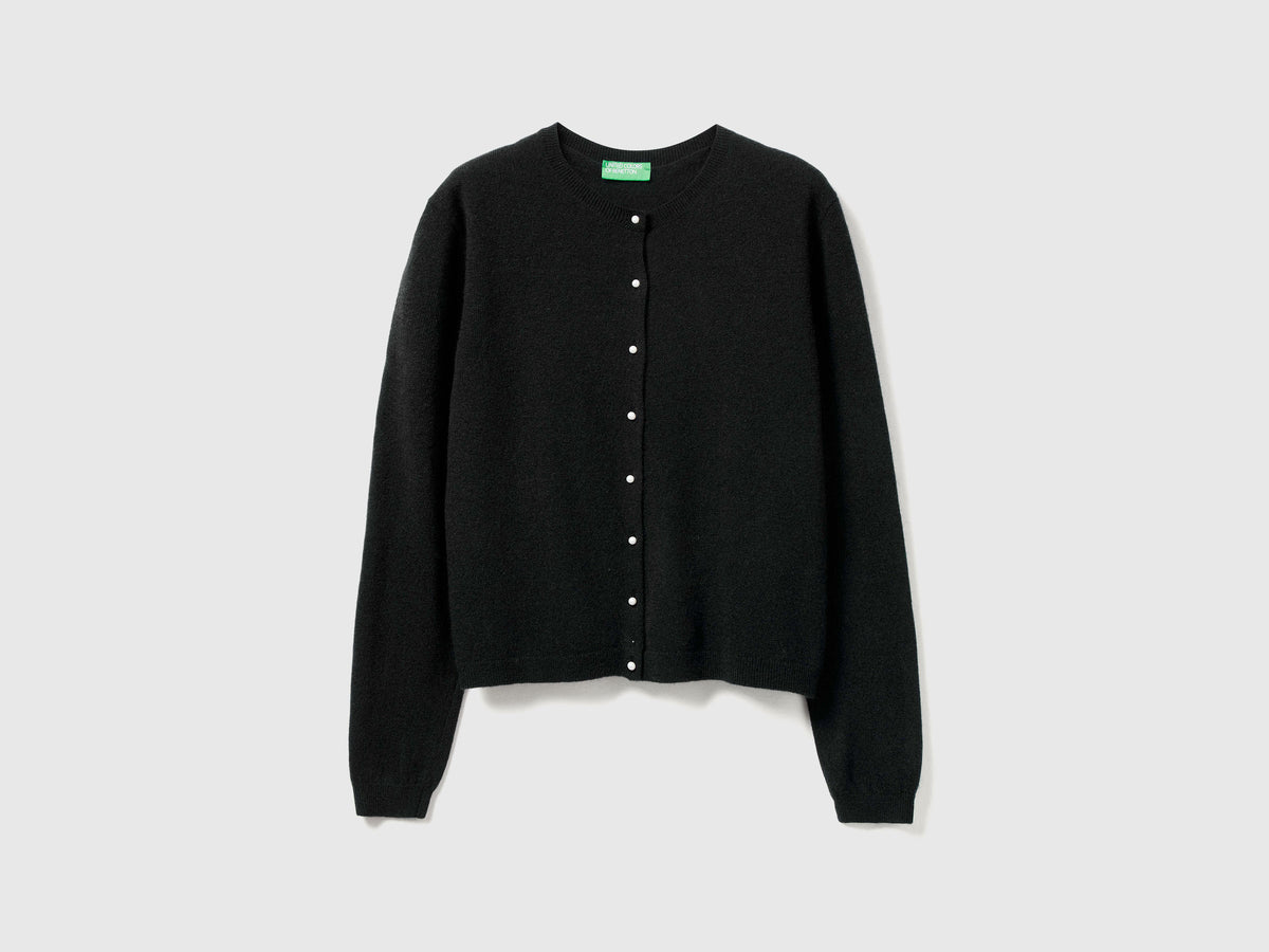 Cardigan in pura lana Merino