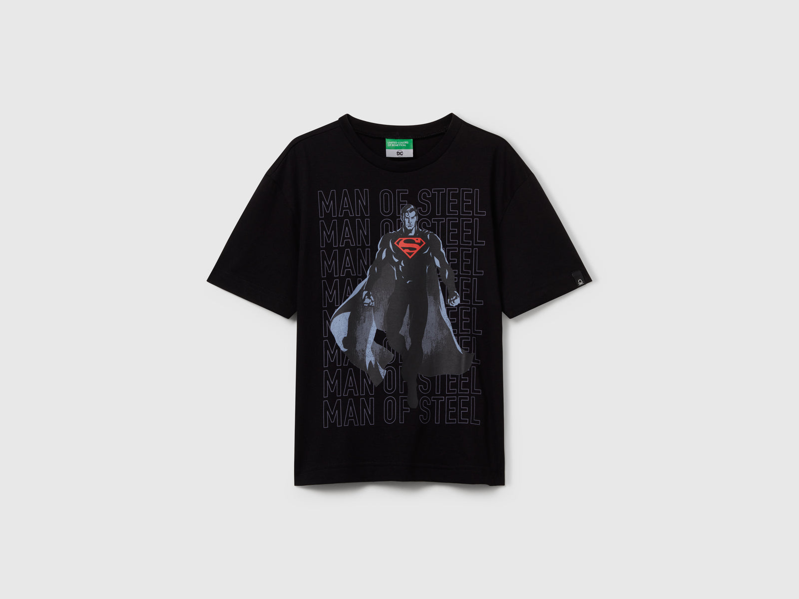 T-shirt ©&™ DC Comics Superman da bambino nero | Benetton Outlet
