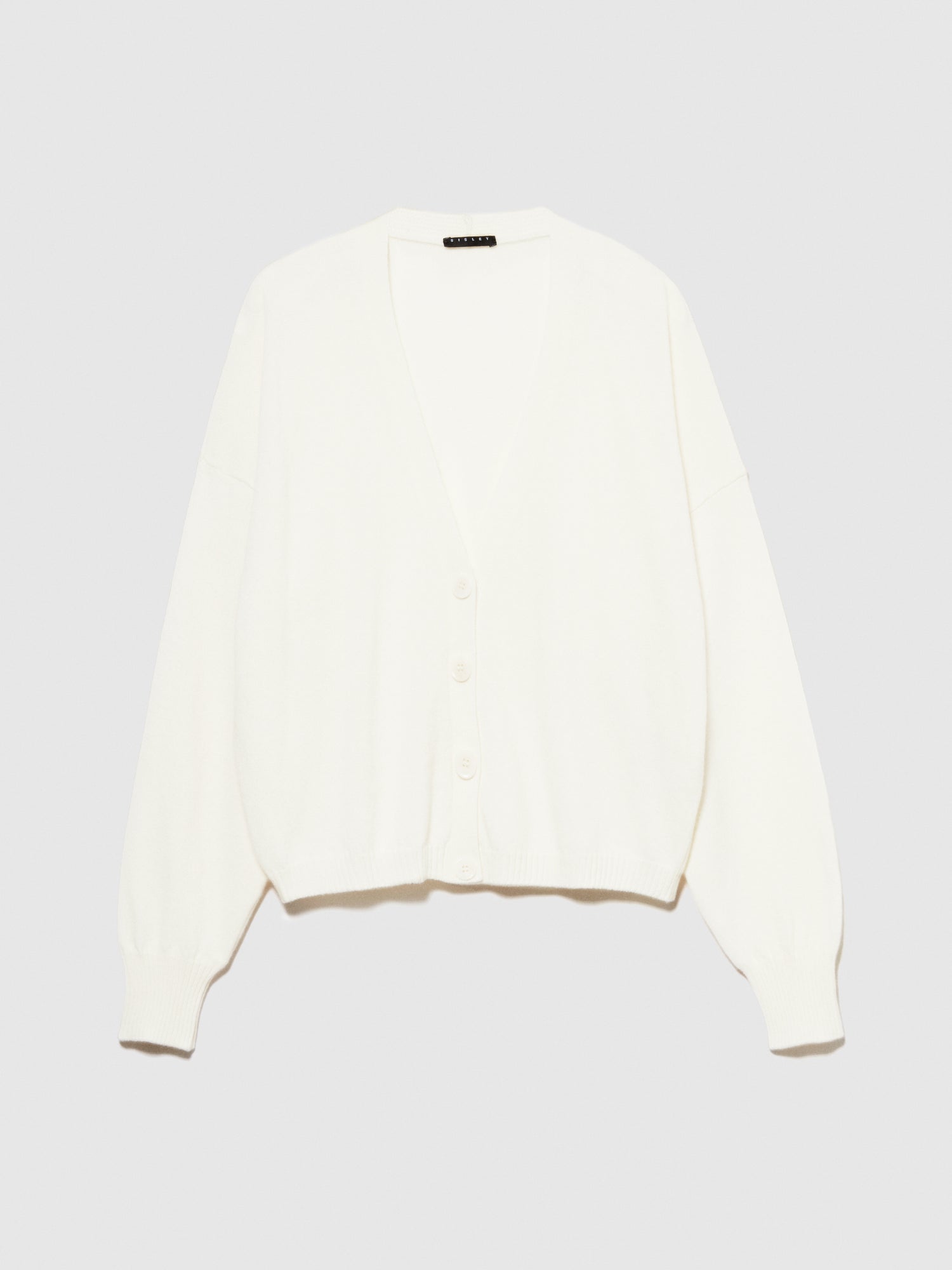 Cardigan cropped da donna bianco panna | Sisley Outlet