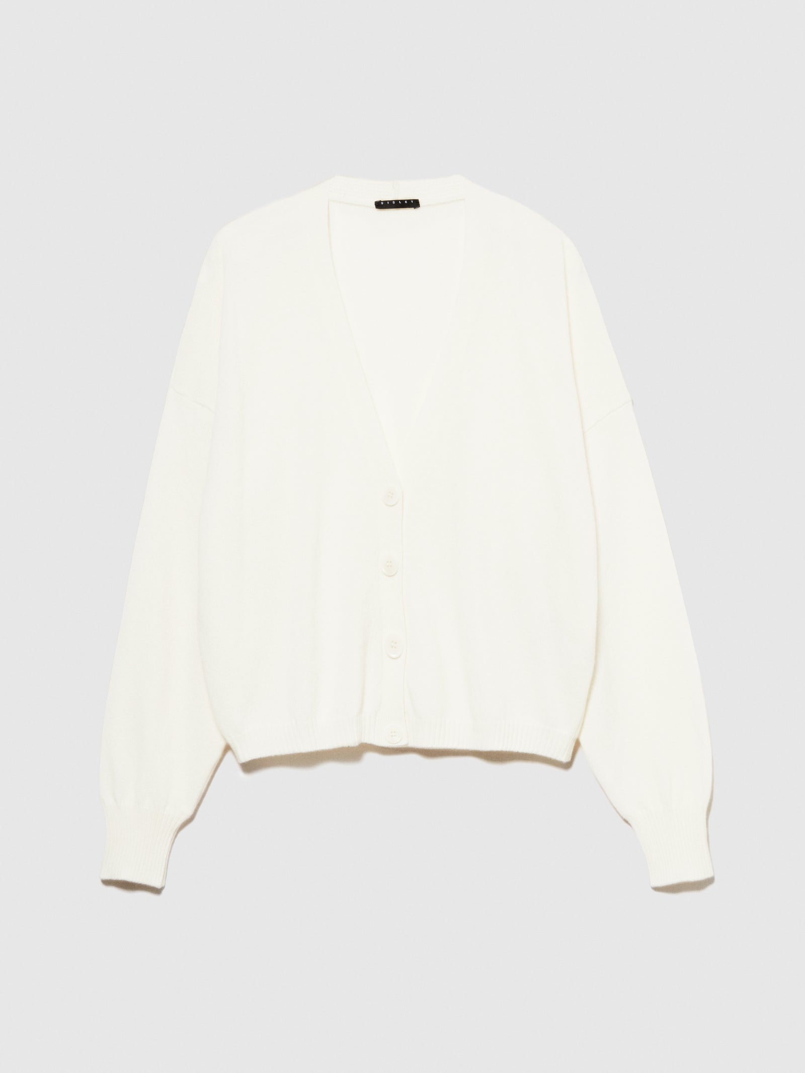 Cardigan cropped da donna bianco panna | Sisley Outlet