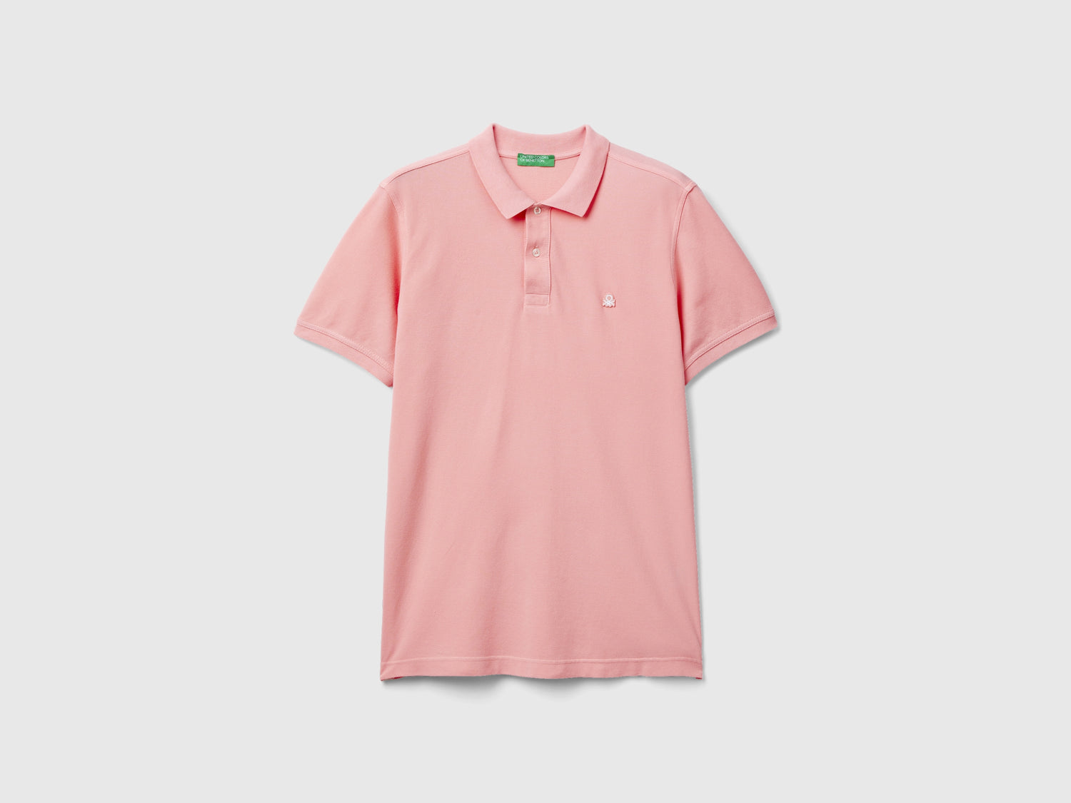 Polo regular fit da uomo rosa | Benetton Outlet