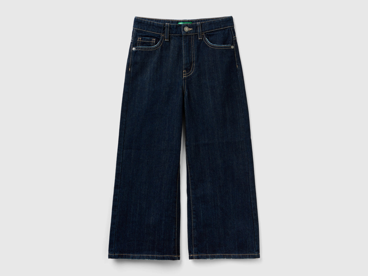 Jeans wide fit a vita alta