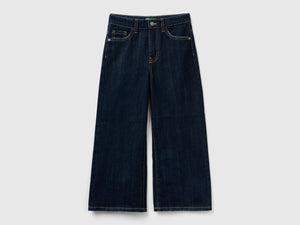 Jeans wide fit a vita alta