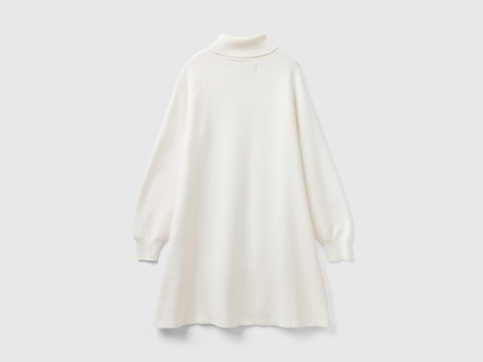 Abito in maglia con collo alto da donna bianco panna 2 | Benetton Outlet