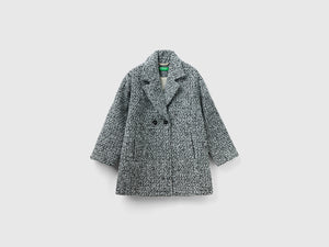 Cappotto doppiopetto in tweed