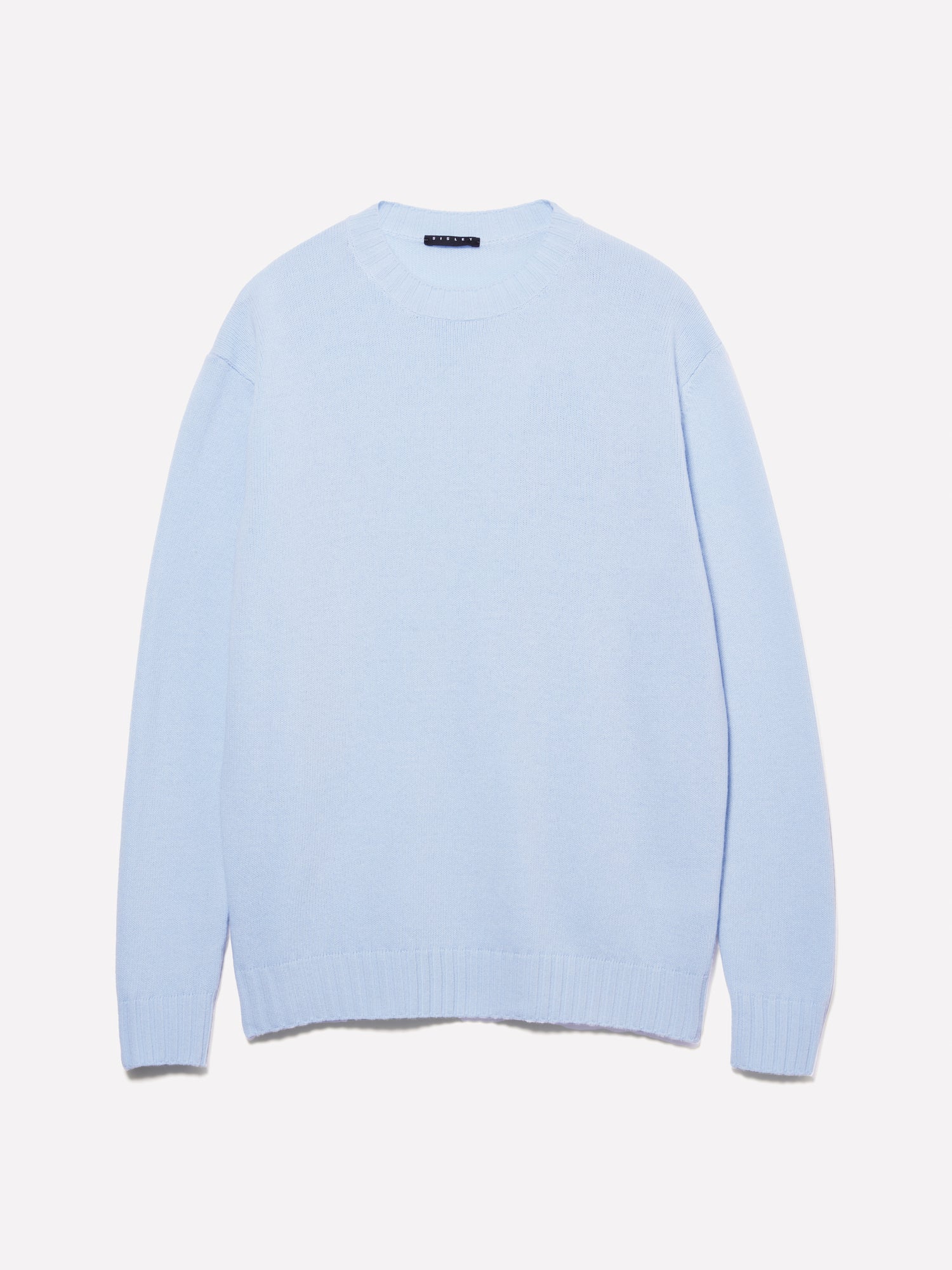 Maglia girocollo azzurra in misto lana da uomo azzurro | Sisley Outlet