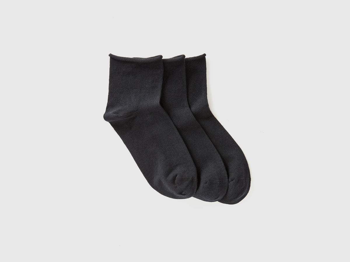 Three pairs of short socks