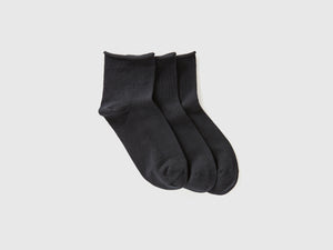 Three pairs of short socks