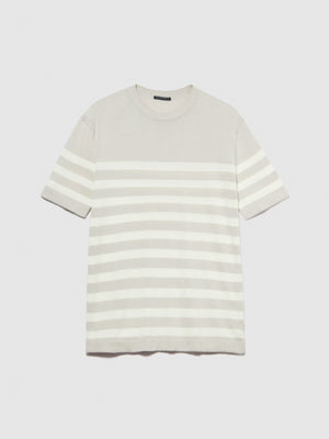 T-shirt in maglia a righe