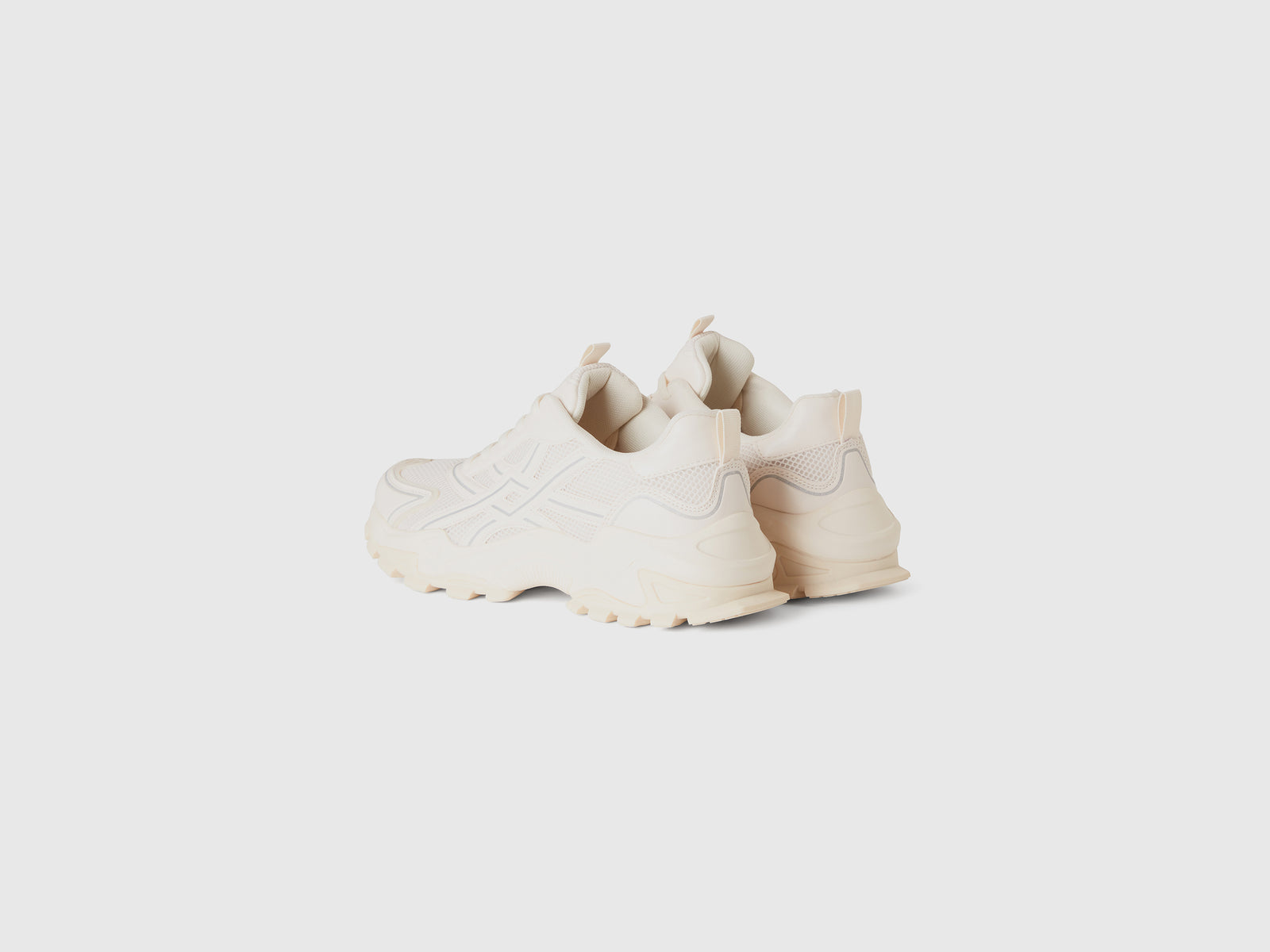 Sneakers running da uomo bianco panna 2 | Benetton Outlet