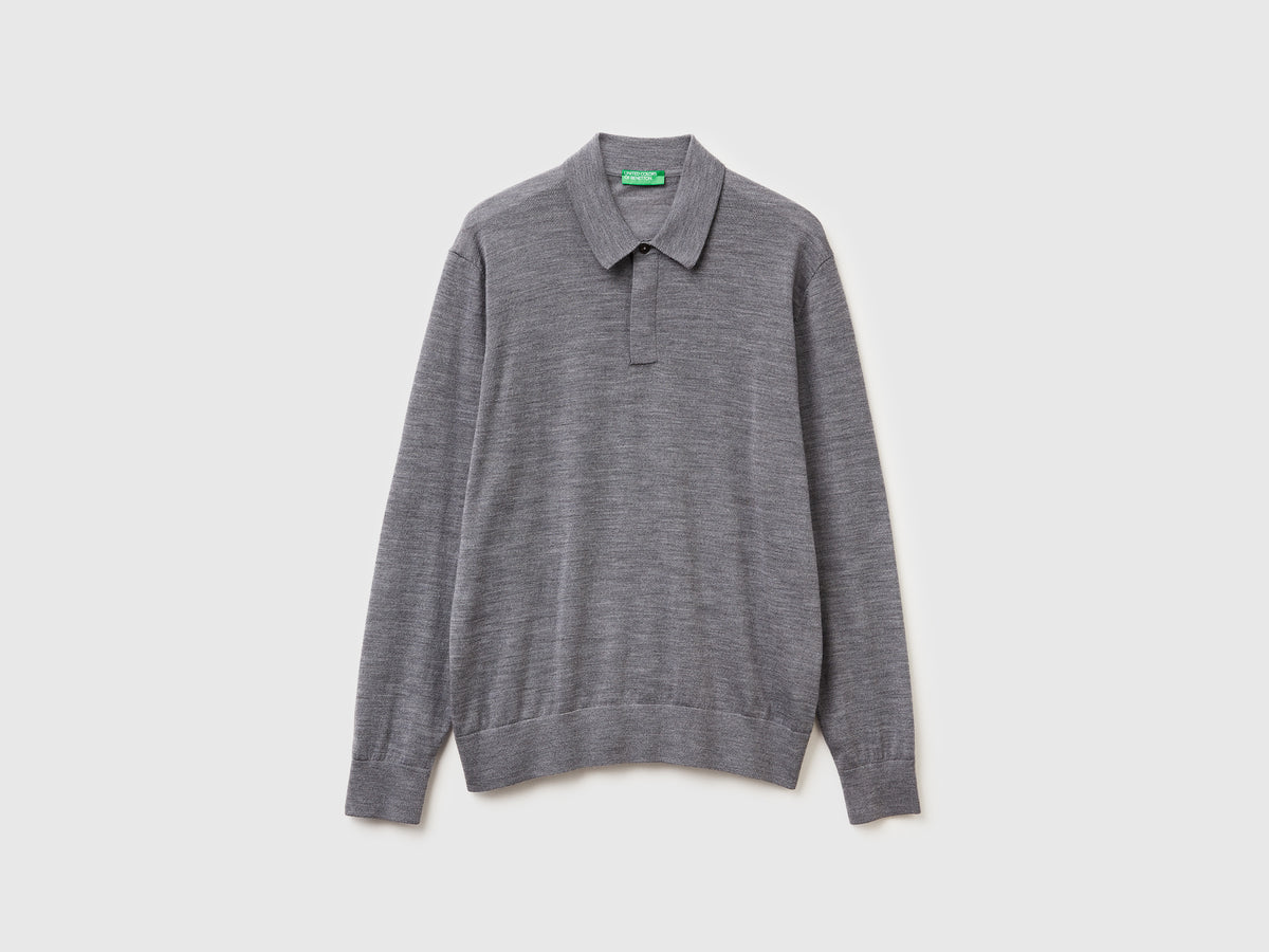 Polo in pura lana Merino