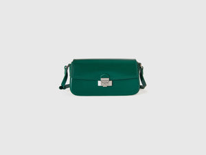 Borsa baguette effetto vernice
