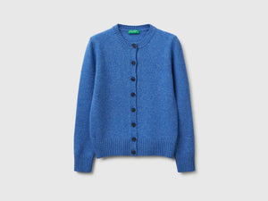 Cardigan in pura lana Shetland