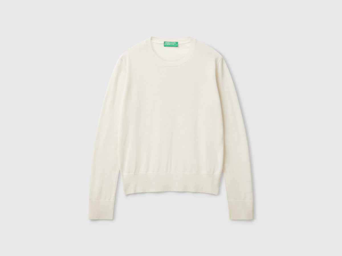 Maglia manica lunga in misto seta