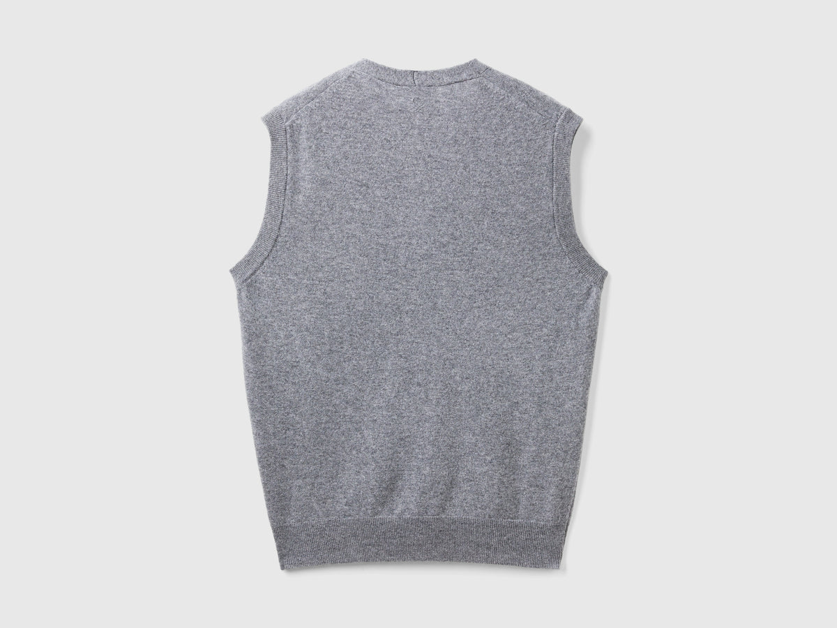 Gilet in pura lana Merino