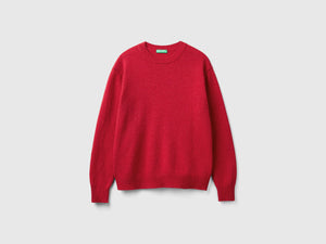 Maglia relaxed fit in pura lana Shetland