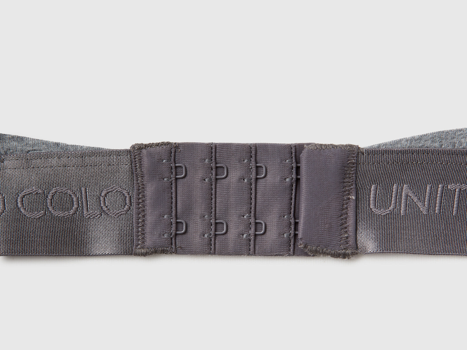 Reggiseno a triangolo in cotone stretch da donna grigio scuro 3 | Benetton Outlet