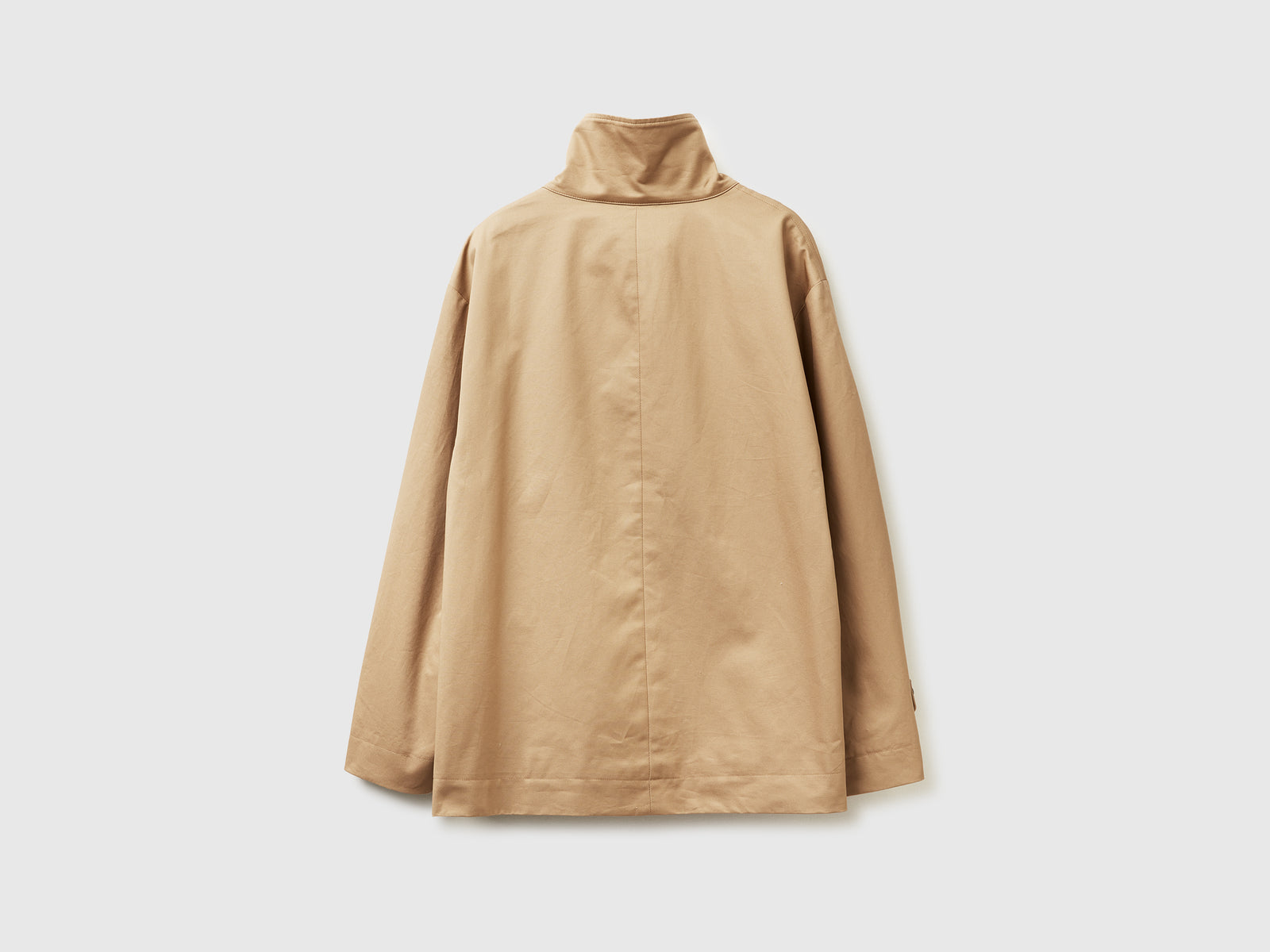 Giubbino 100% cotone da donna cammello 2 | Benetton Outlet