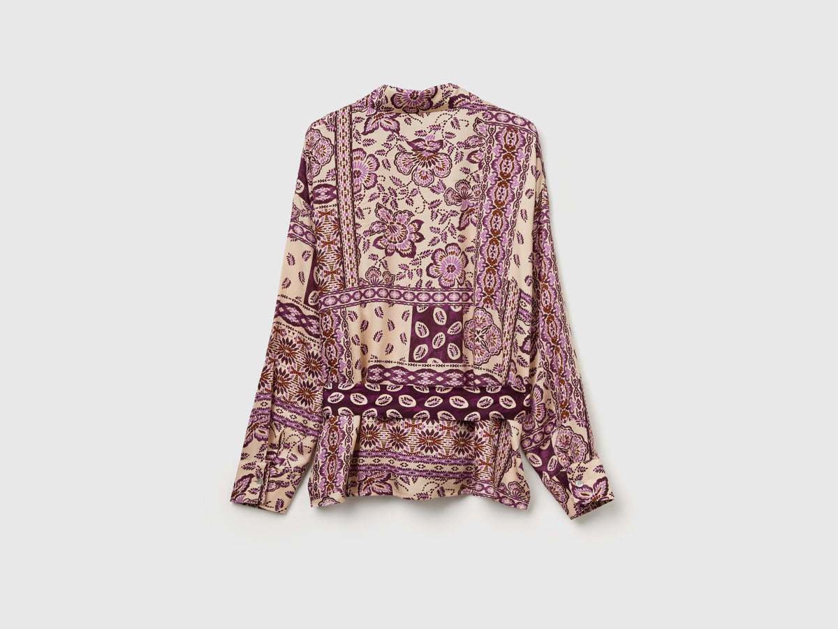 Camicia con stampa bandana
