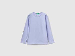 T-shirt a manica lunga in cotone bio