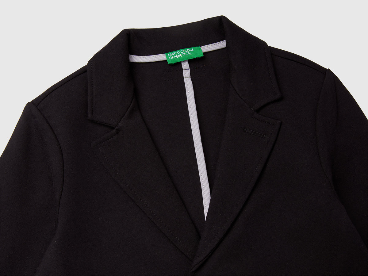 Blazer in misto viscosa