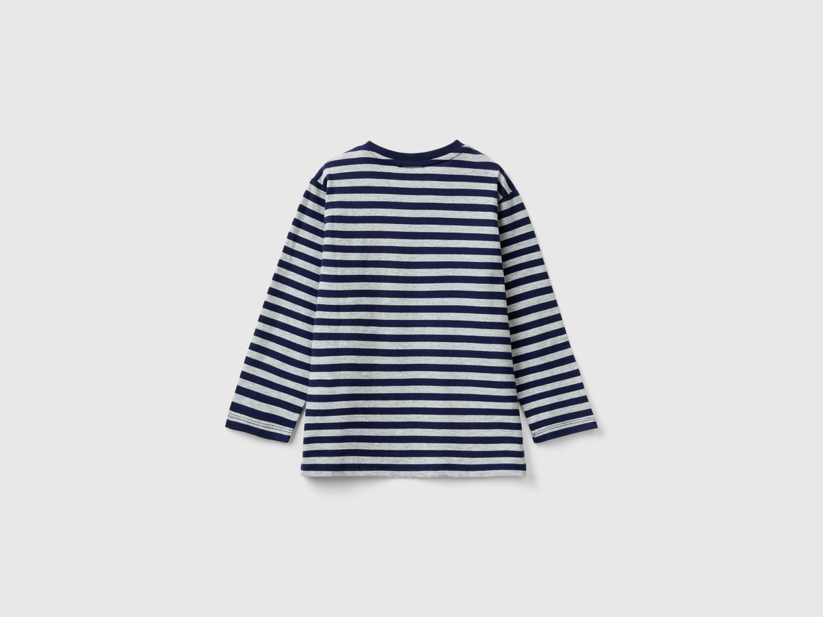 T-shirt a righe 100% cotone