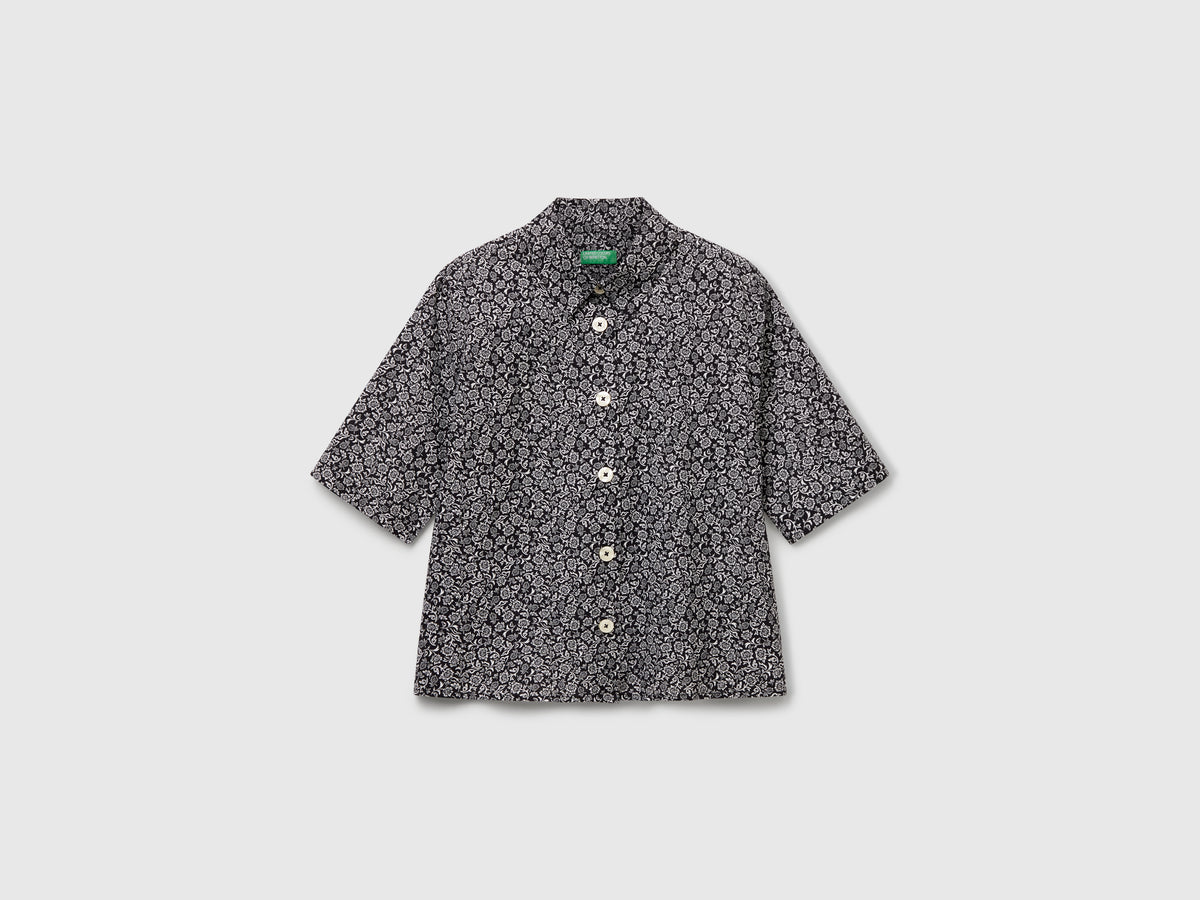 Camicia fantasia a manica corta