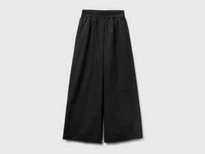 Pantaloni ampi in puro cotone