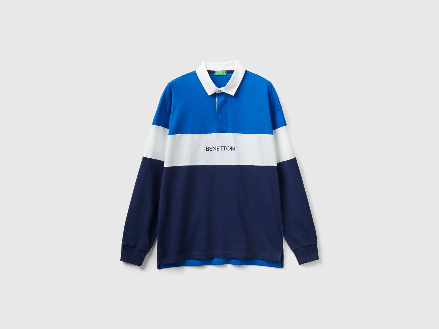 Polo stile rugby da uomo blu | Benetton Outlet