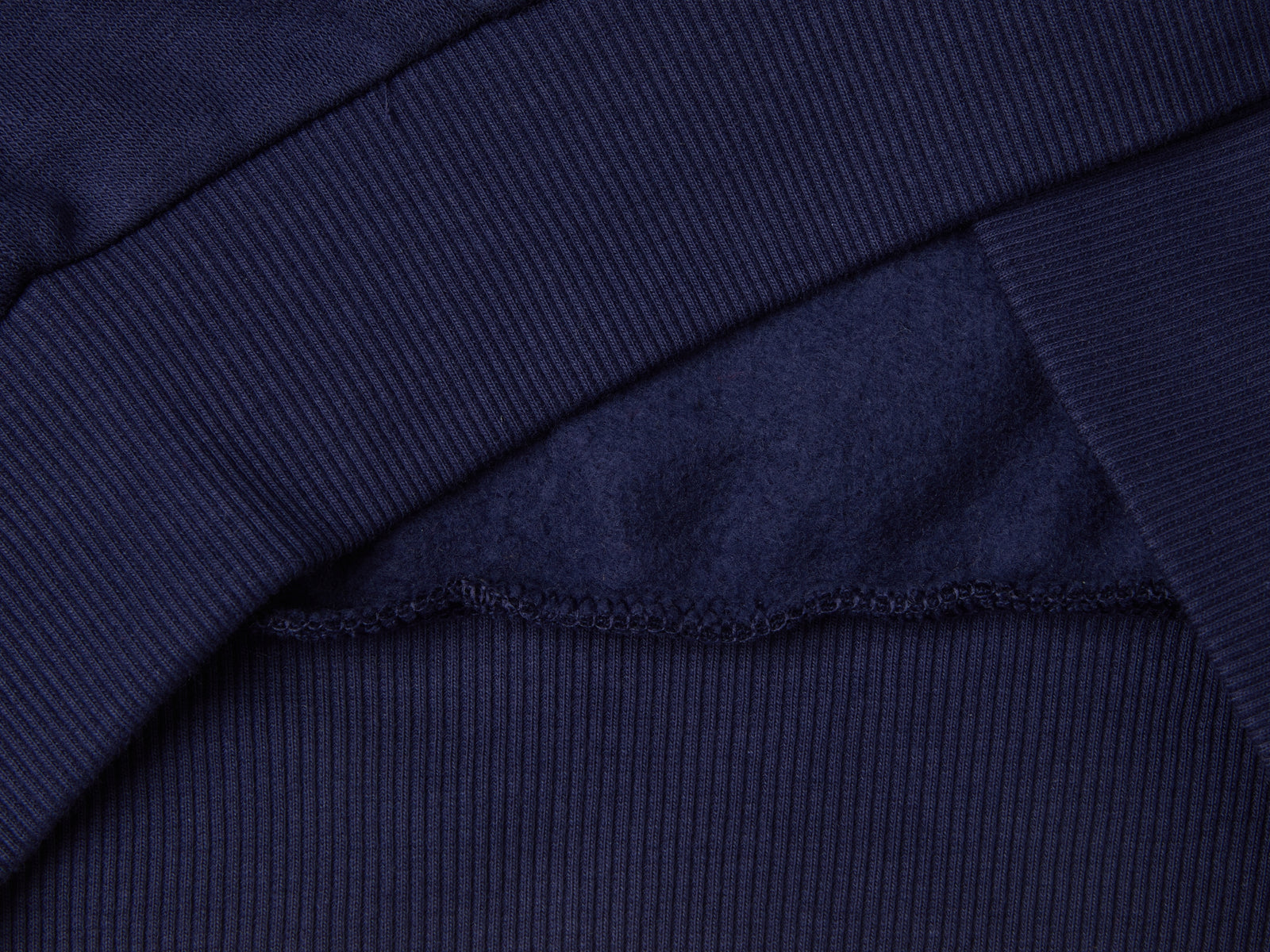 Felpa con zip e paillettes da bambina blu scuro 3 | Benetton Outlet