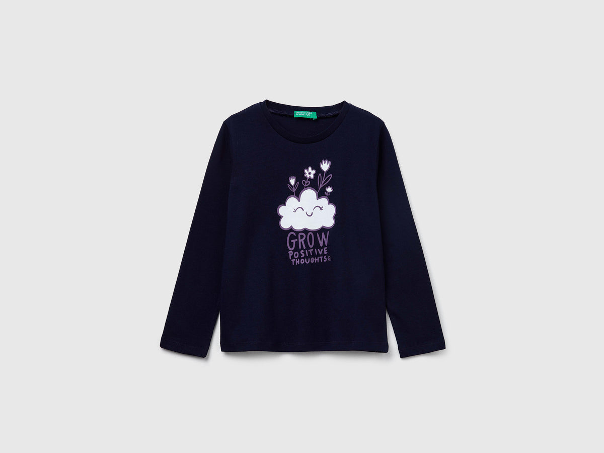 Maglietta regular fit con stampa