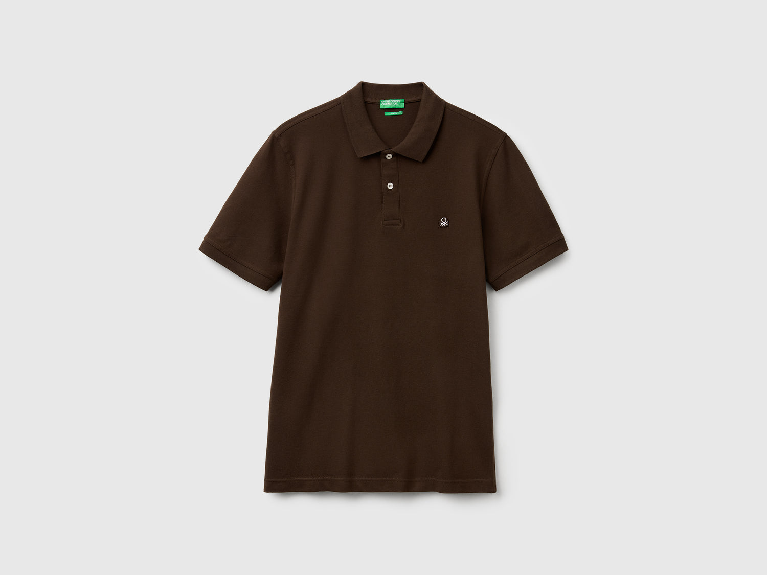 Polo slim fit da uomo marrone | Benetton Outlet